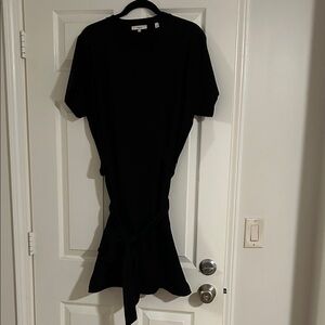 Vince belted cotton Dress